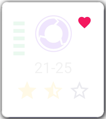 Indicateur de mots favoris Pictogramme indicateur de Mots favoris